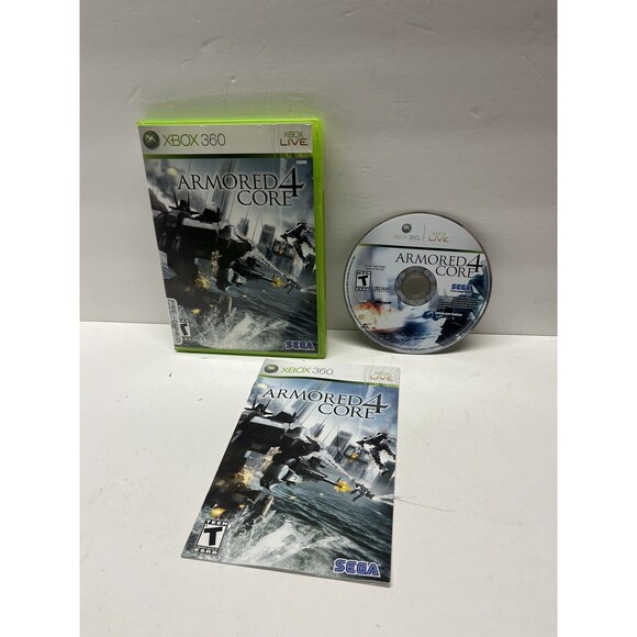 Armored Core 4 (Microsoft Xbox 360, 2007) CIB Complete w/ Manual - Picture 1 of 4